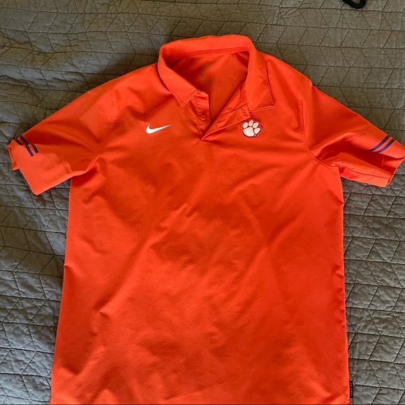 Clemson Nike Sideline Coaches Performance Polo - Picture 2 of 4